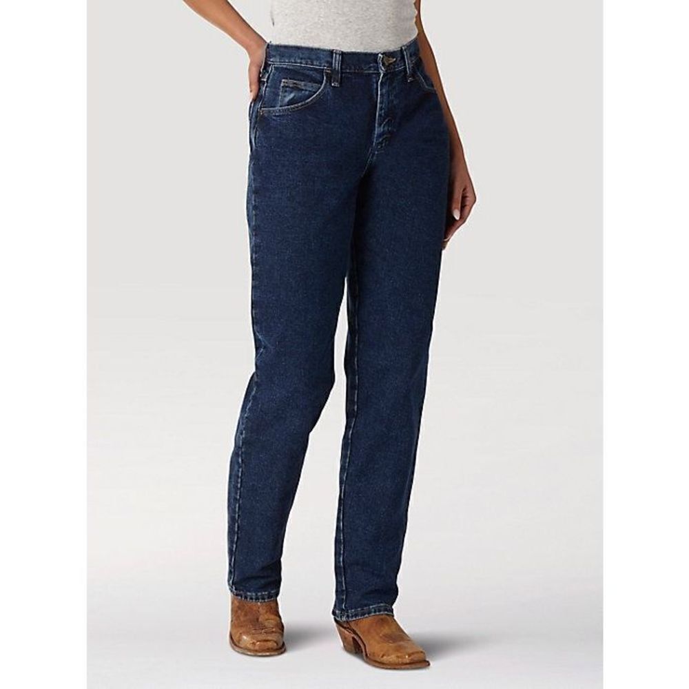 Vintage Wrangler Relaxed Misses Fit High -Rise Structured Jeans 16 Long NWT